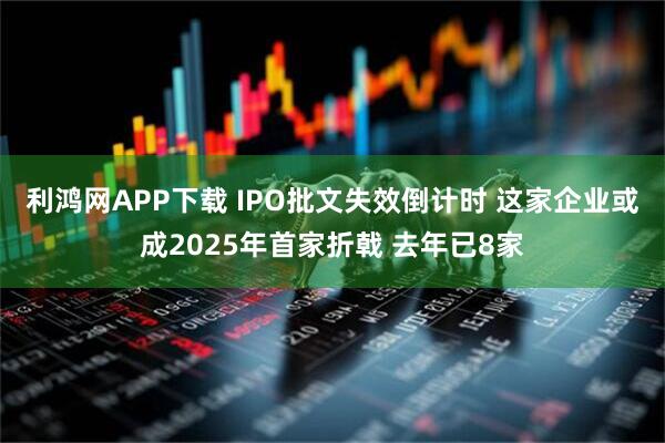 利鸿网APP下载 IPO批文失效倒计时 这家企业或成2025年首家折戟 去年已8家