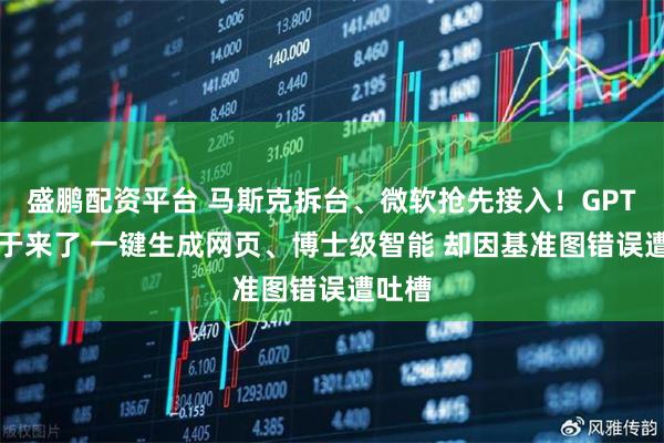 盛鹏配资平台 马斯克拆台、微软抢先接入！GPT-5终于来了 一键生成网页、博士级智能 却因基准图错误遭吐槽
